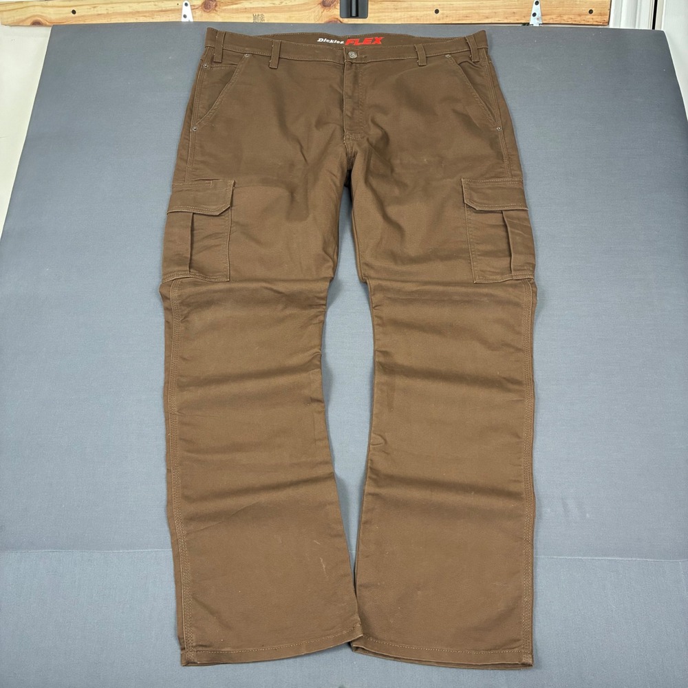 Dickies Flex Relaxed Cargo Brown Pants Men's Size 40x32